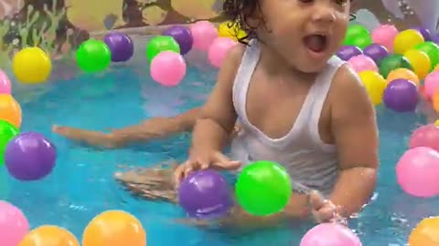 SWIMMING WITH PLAY BABY 🧚💝