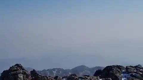 Jirisan summit scenery