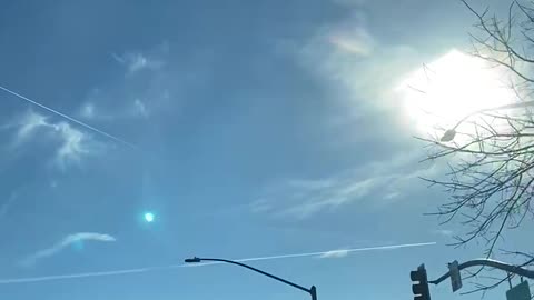 Spraying us