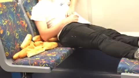 Guy Falls Into A Carb Coma In A Melbourne Metro