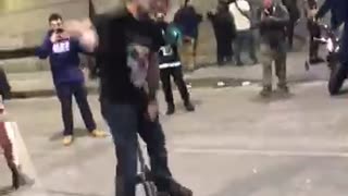 Unicycle Jump Rope Fail