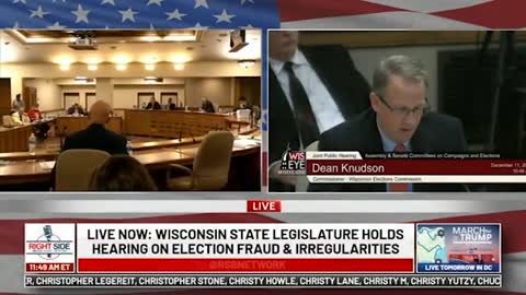 Witness #2 Speaks at Wisconsin Legislature Hearing on Election Integrity. 12/10/20.