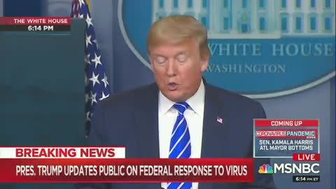 Trump remarks on disinfectant use against coronavirus at WH briefing