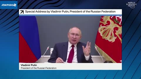 Era il 27 genn 2021: Mentre la maggior parte degli italiani "DORMIVA" Putin sferró l'attacco a Klaus Schwab.