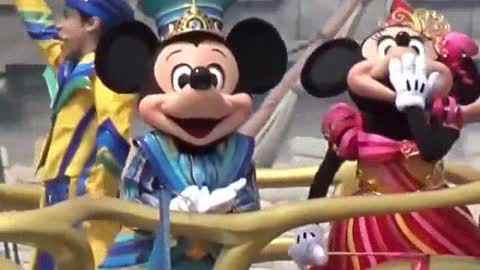 Adorable King Micky Mouse And Queen Minnie Mouse Show