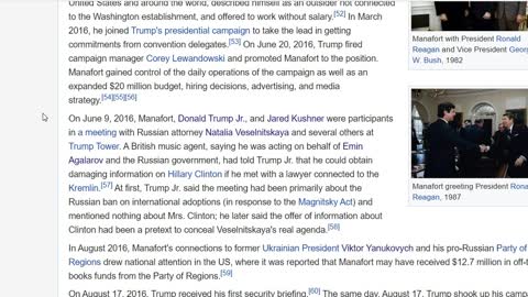 Counter Intel Video#1 Trump and his Russian Connections=Paul Manafort