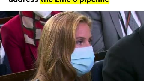 Jen Psaki Answers Question on Biden's Plan for Line 3 Pipeline #Shorts