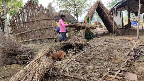 Indian Village Life Style In Uttar Pradesh [ Life Of Poor People In Village