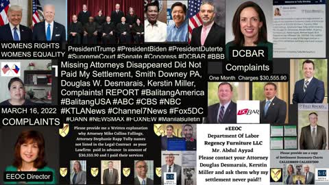 DCBAR / Channel 7 News / Regency Furniture LLC / Smith Downey PA / EEOC