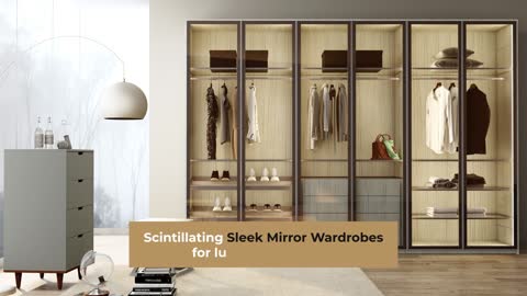 Hinged Glass Wardrobes | Linear Glass Wardrobes | Inspired Elements