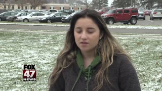 Students speak out in support of Michigan teacher