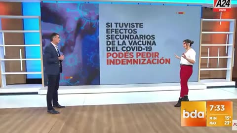 Vacunas, indemnizacion por efectos adversos, peligro vacunal - TV A24 - Argentina