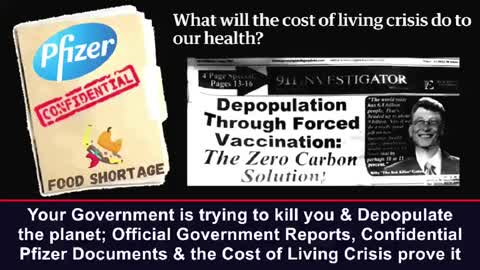YOUR GOVERNMENT IS KILLING YOU and DEPOPULATING THE PLANET