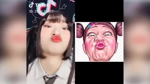 Cute Funny Face Show | Tik Tok