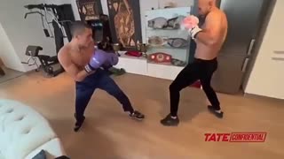 IMPROVING MY KICKBOXING TECHNIQUES - Luc Tate