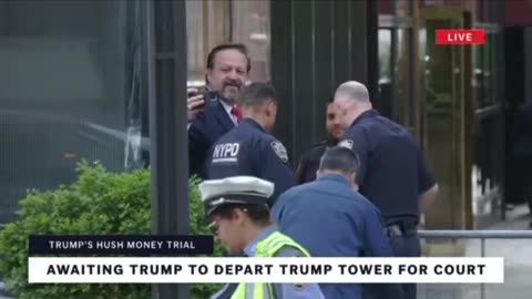 Looks like Sebastian Gorka will be part of President Trump’s entourage at the courthouse