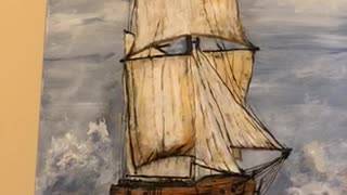 Acrylic Tall Ship