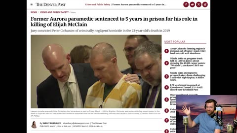 Elijah McClain drama. Chin up, persecuted whites!