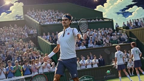 Roger Federer, The GOAT - Aurora Cosmic Pulse