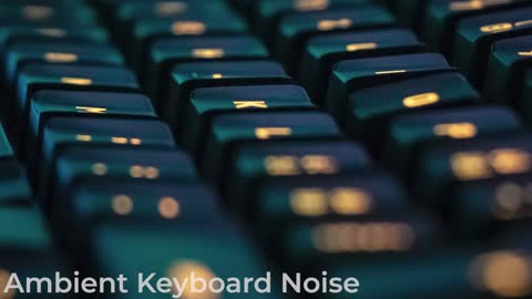 Keyboard Clicking Noice for Sleep | Keyboard No Talking Ambience | 1 Hour ASMR White Noise