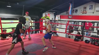Joey sparring Tristan 1. 8/1/23