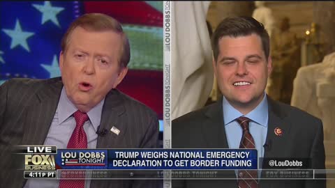 Florida Republican asks Lou Dobbs if Trump can get reelected without getting border wall