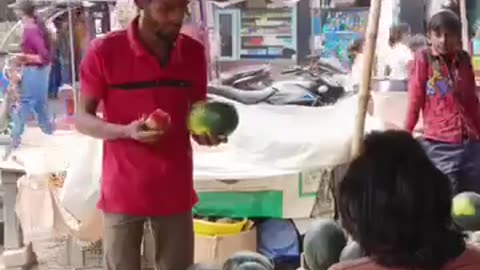 Water melon comedy scenes