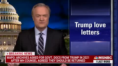 Lawrence: Trump Love Letters Tipped Off The Archives