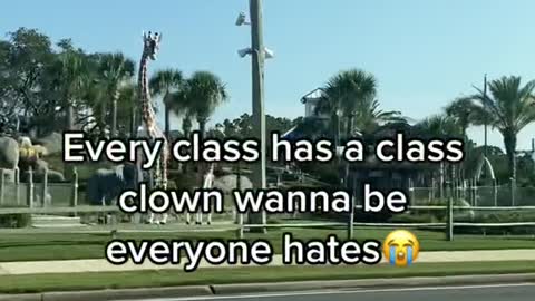 Every class has-a class clown wanna be everyone hates