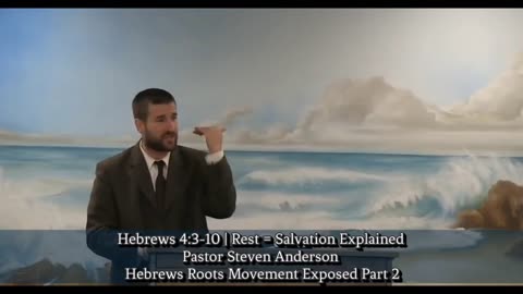 Hebrews 43:10 | Rest = Salvation Explained | Pastor Steven Anderson