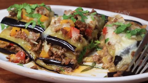 Don't cook eggplant until you see this recipe! Easy and Cheap Eggplant Beef Recipe
