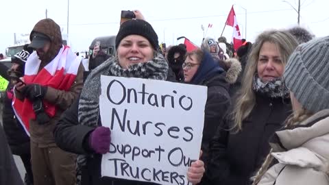 Freedom Convoy 2022 - London Ontario, Canada