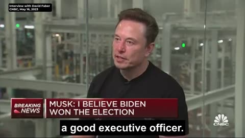 Elon Musk: "We Want A Good CEO of America!"