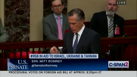 Whoa: Pretty Sure Mitt Romney Didn't Mean To Admit This While Pushing Senate To Fund Ukraine
