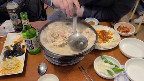 Korea chicken soup!!♡