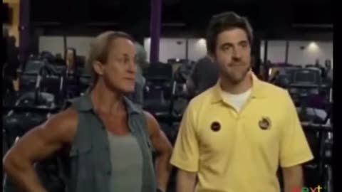 WOW This is an actual Planet Fitness commercial