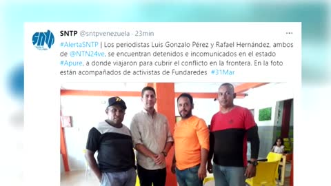 Denuncian arresto de 2 periodistas venezolanos que cubrían combate fronterizo