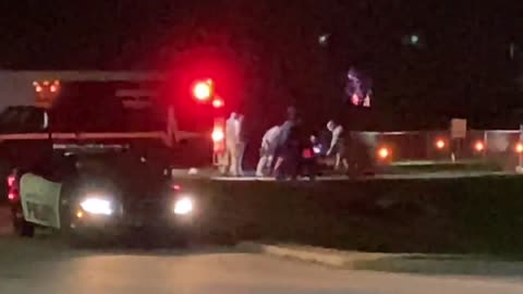Scene Footage: Crawfordsville, Indiana Montgomery County Hostage/Man Hunt