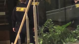 Security Guard Strikes Man