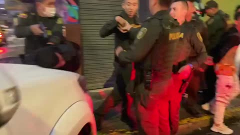 Video: Capturados cinco presunto ladrones en el centro de Bucaramanga