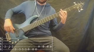 Seether - Fine Again Bass Cover (Tabs)