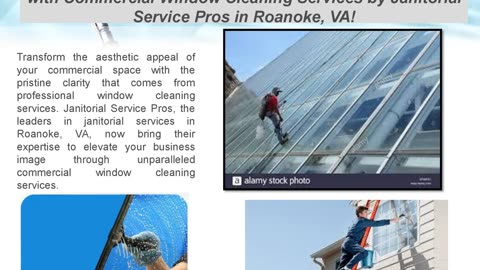 Elevate Your Business Image with Commercial Window Cleaning Services by Janitorial Service Pros