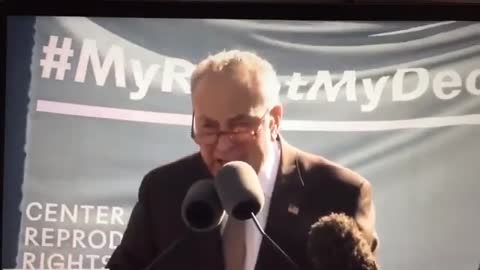 Schumer threatened conservative justices Kavanaugh & Gorsuch on the steps of the Supreme Court