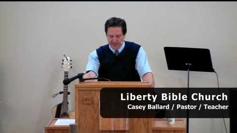 Liberty Bible Church / The Triumphal Entry / Luke 19:28-44