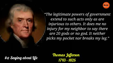 Thomas Jefferson's quotes which are better to those young who to be a good leader. #SayingaboutLife