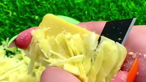 ASMR cortando sabonete vídeo satisfatório