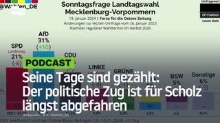 Seine Tage sind gezählt: Der politische Zug ist für Scholz längst abgefahren