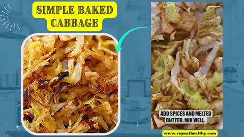 Simple Baked Cabbage