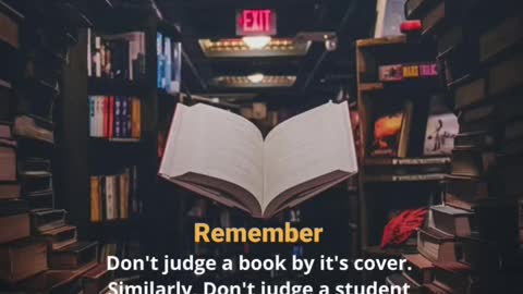DON'T JUDGE A BOOK BY ITS COVER!