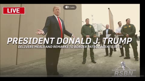 President Trump Visits the Border and Operation Lone Star Service Members